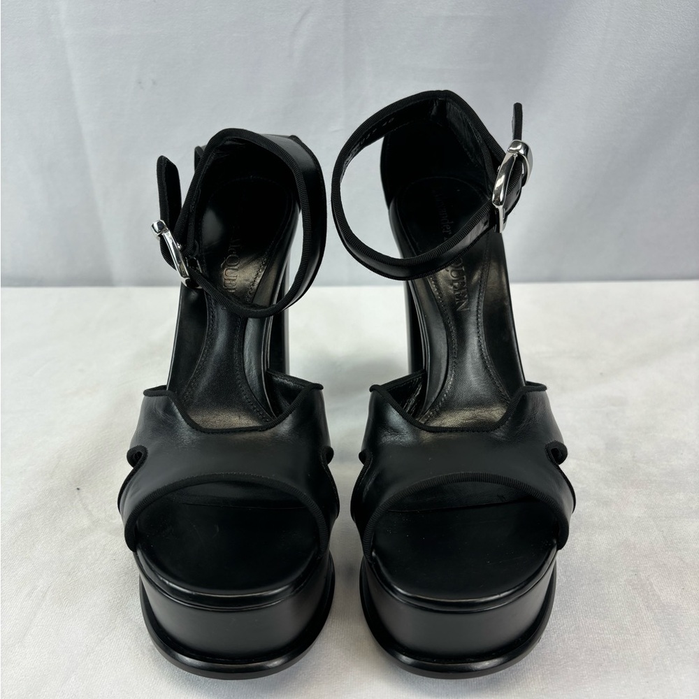 Alexander Mcqueen Block Heel Platform Sandals